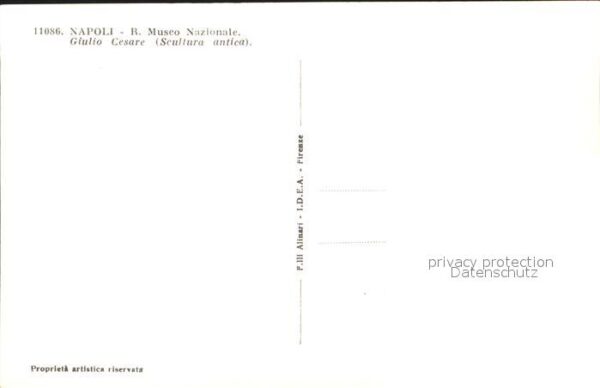 Skulpturen Büste Giulio Cesare Napoli R. Museo Naz – Bild 2