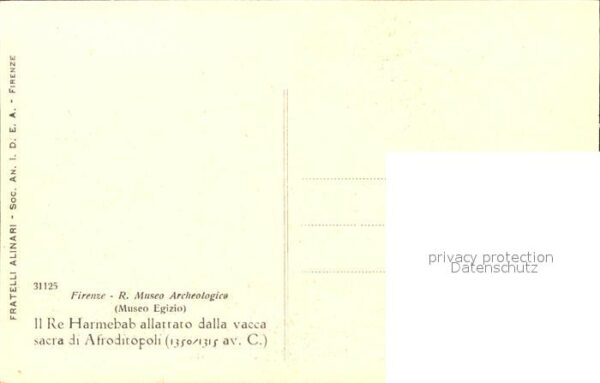 Skulpturen Re Harmebab Vacca sacra Afroditopoli – Bild 2