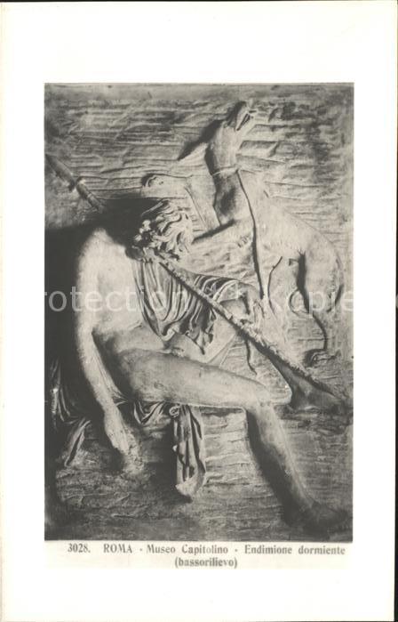 Bildhauerei Steinmetz Endimione dormiente Roma Museo Capitoli