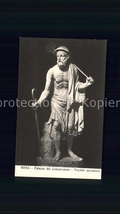 Skulpturen Vecchio pescatore Roma Palazzo dei Cons