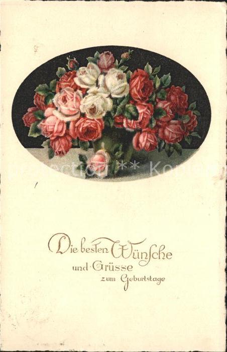 Rosen Glückwunsch Geburtstag