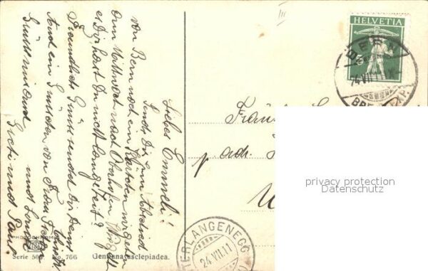Verlag Photochromie Nr. 766 Gentiana asclepiadea Schwalbenwurz- – Bild 2