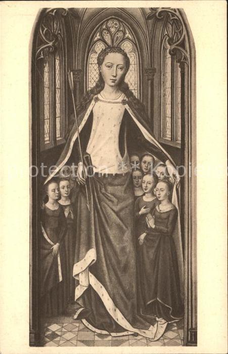 Kuenstlerkarte Hans Memling St. Ursula