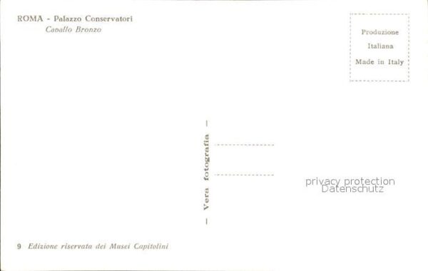 Pferde Skulptur Cavallo Bronzo Palazzo Conserv – Bild 2