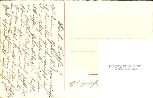 Geburtstag Vergissmeinnicht Vase Litho – Bild 2