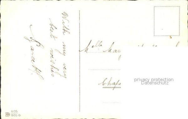 Blumen Veilchen Bonne fete Litho – Bild 2