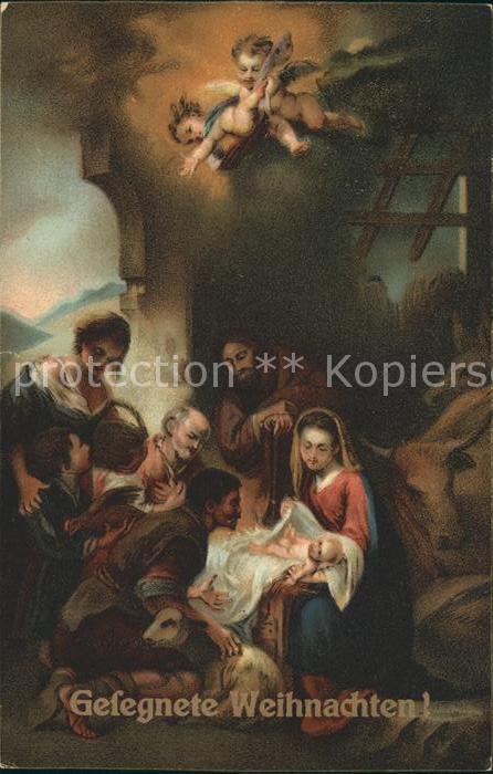Kuenstlerkarte Bartolome Esteban Murillo Die heilige N