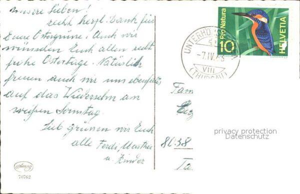 Foto Amag Nr. 70762 Ostern Ostereier Blumen Hasel – Bild 2