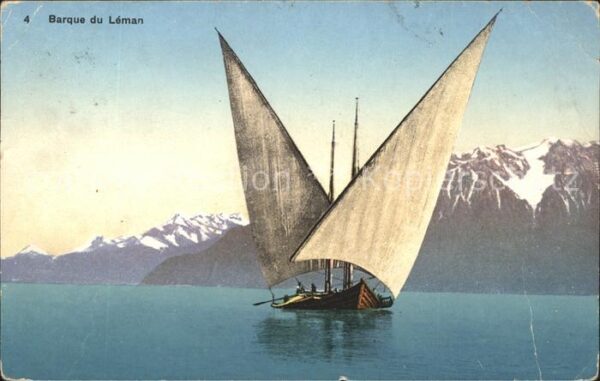 Segelboote Barque du Leman