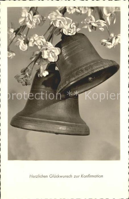 Foto Amag Nr. 70472 Kirchenglocken Blumen