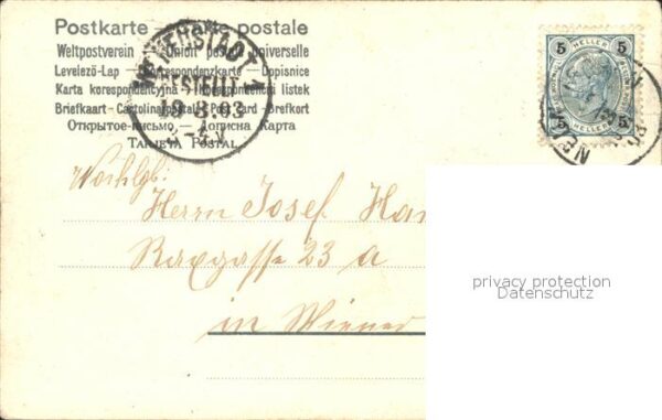 Blumen Veilchen Litho – Bild 2