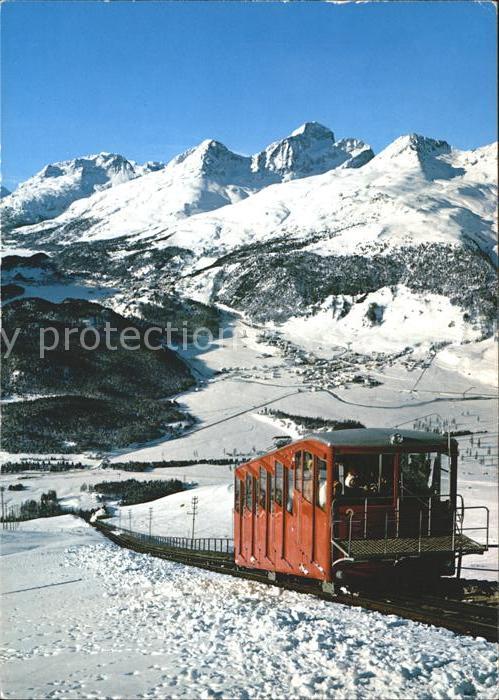 Zahnradbahn Muottas-Muragl Celerina St. Moritz Piz
