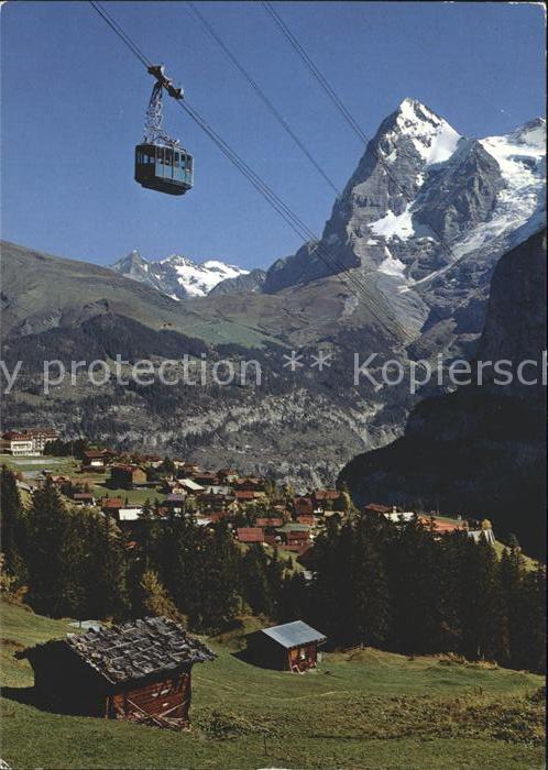 Seilbahn Schilthorn Mürren Eiger