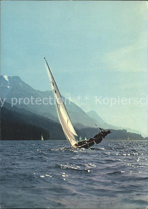 Segelboote Silsersee