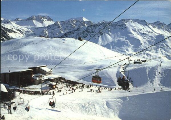 Sessellift Seilbahn Weisshorn Tschuggen Arosa