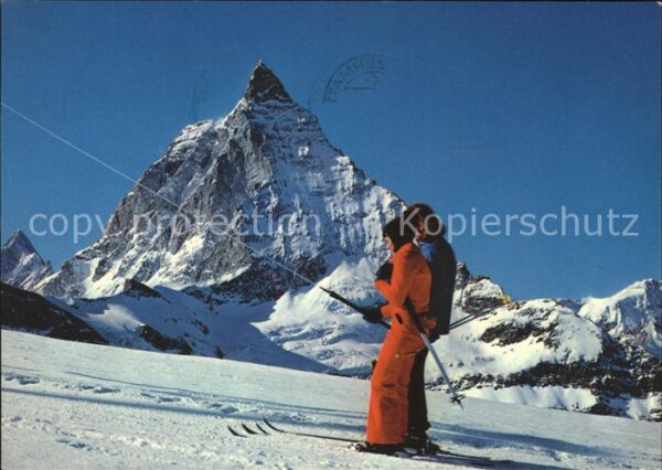 Skilift Zermatt Matterhorn Skigebiet Trockener