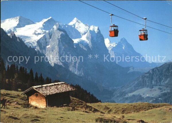 Seilbahn Meiringen-Hasliberg Wetterhorngruppe Mö