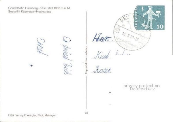 Sessellift Käserstatt-Hochsträss Hasliberg-Käserst – Bild 2