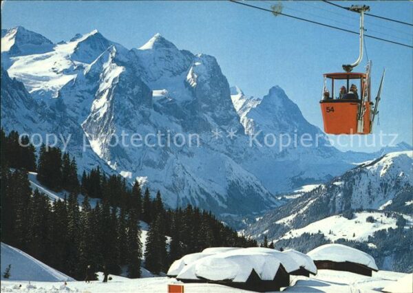 Seilbahn Reuti-Bidmi-Mägisalp Wetterhorngruppe E