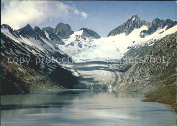 Gletscher Oberaar Stausee Rosshörner Oberaarjoch