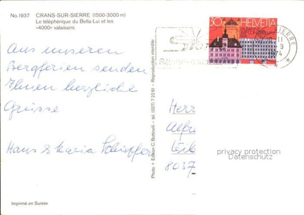 Seilbahn Bella-Lui Crans-sur-Sierre – Bild 2