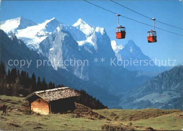 Seilbahn Meiringen-Hasliberg Wetterhorngruppe Mö