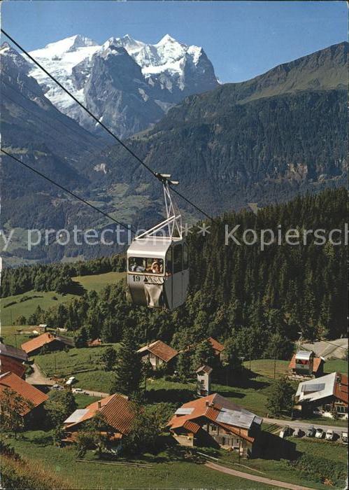 Seilbahn Hasliberg-Käserstatt Wasserwendi Wetter