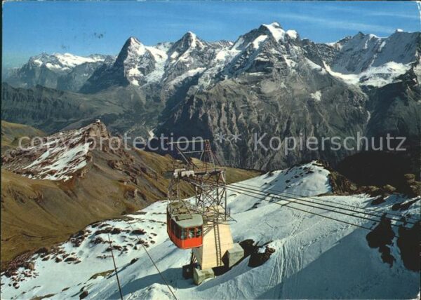 Seilbahn Schilthorn Mürren Gipfelstation Wetterh