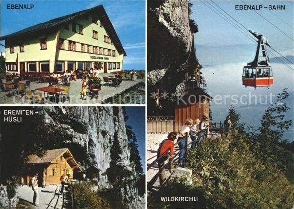 Seilbahn Berggasthaus Ebenalp Wildkirchli Eremit