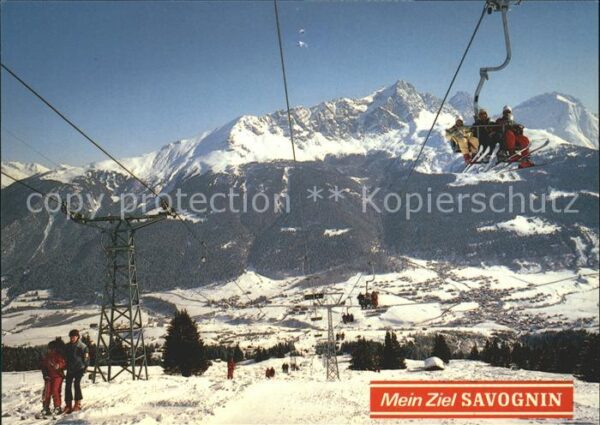 Sessellift Tigignas-Somtg Piz Mitgel Tinzenhorn Sa