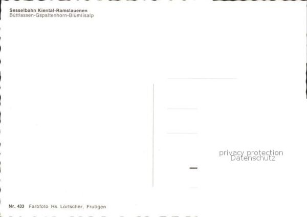 Sessellift Kiental-Ramslauenen Büttlassen-Gspalten – Bild 2