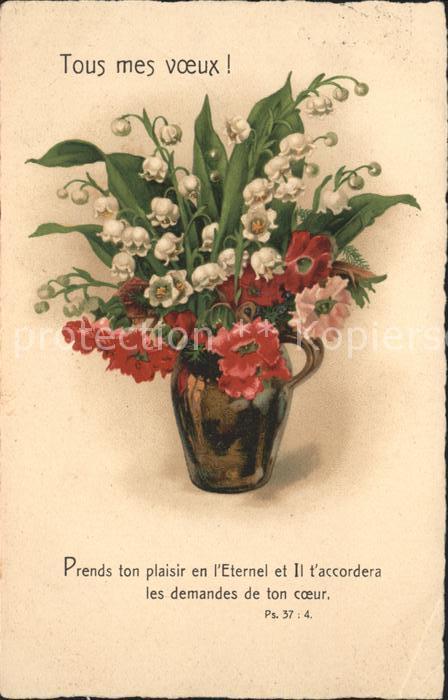 Maigloeckchen Anemonen Vase