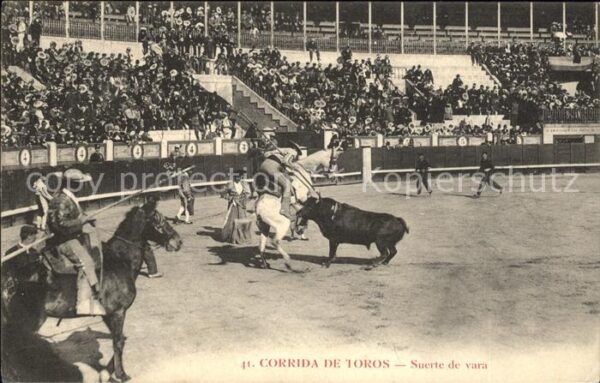 Stierkampf Corrida de Toros Suerte de vara