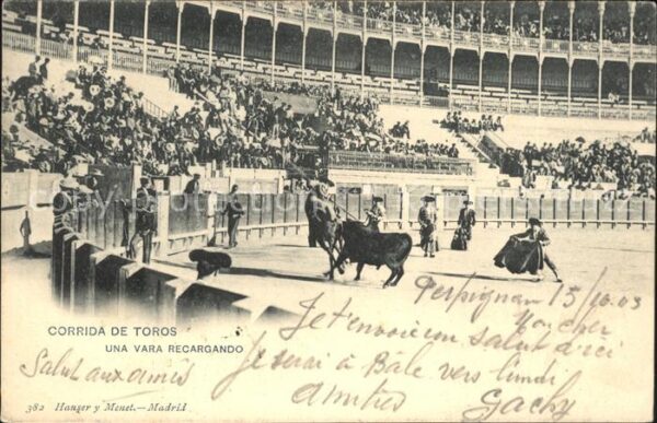 Stierkampf Corrida de Toros vara recargando