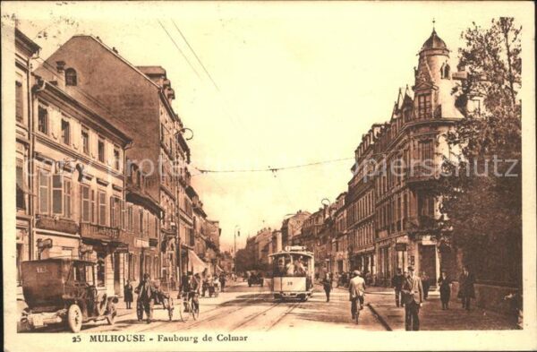 Strassenbahn Mulhouse Faubourg de Colmar