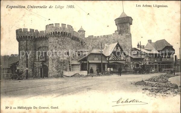 Exposition Universelle Liege 1905 Arenes Liegeoises