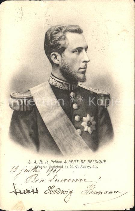 Adel Belgien S.A.R. Prince Albert  M.C. Aubry