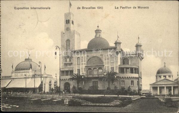 Exposition Universelle Bruxelles 1910 Pavillon de Monaco