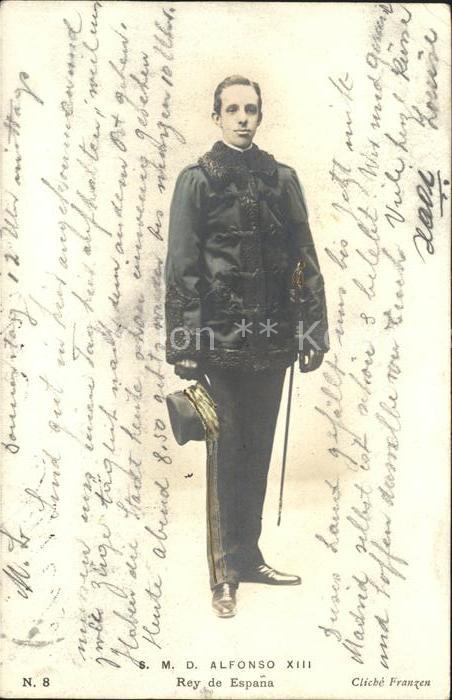 Adel Spanien Nobleza Espana S.M.D. Alfonso XIII Rey de Espana