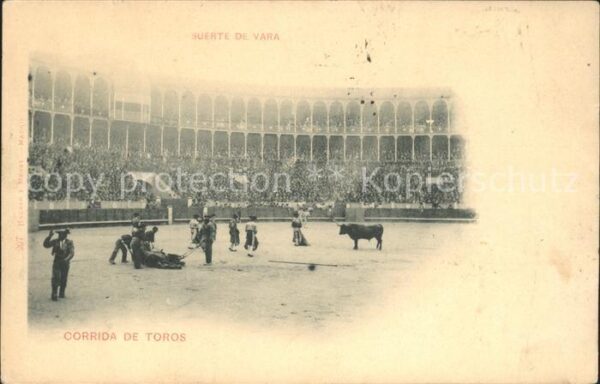 Stierkampf Corrida de Toros Suerte de Vara