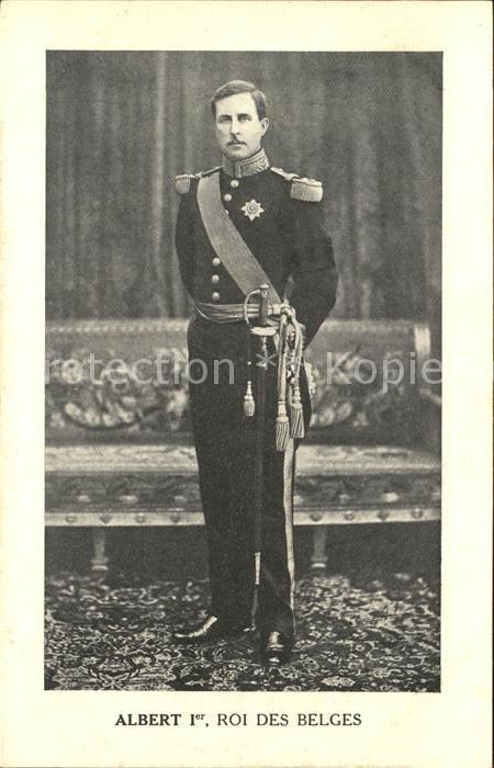 Adel Belgien Albert I. Roi des Belges