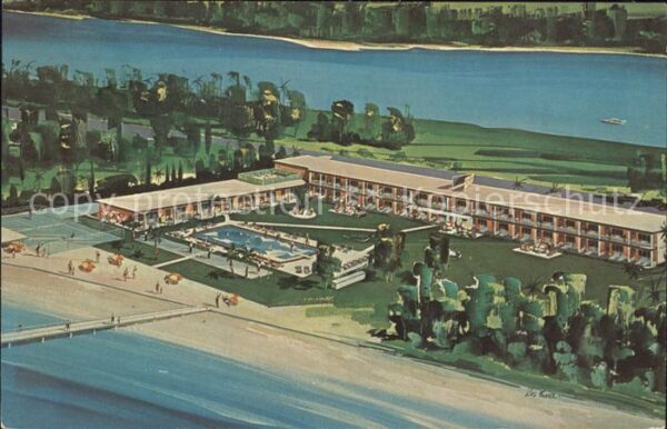 St Petersburg Florida Gulf Lane Apartement Motel Boatel Gulf