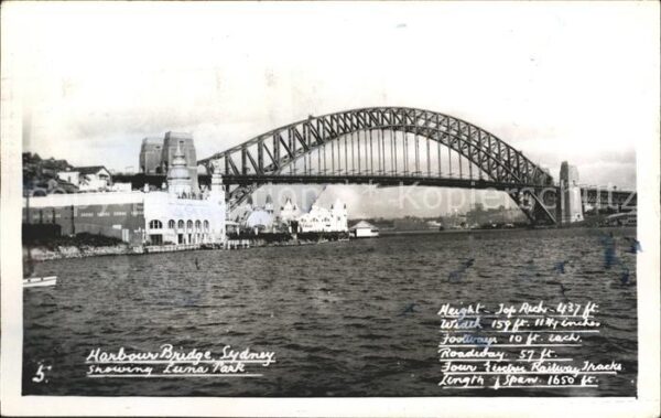 Sydney New South Wales Harbour Bridge Luma Park