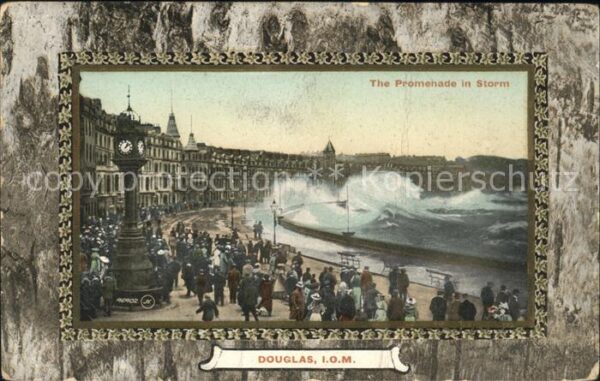 Douglas Isle of Man The Promenade in Storm