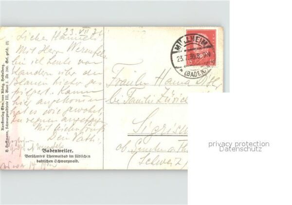 Hoffmann Heinrich Badenweiler Nr. 200 – Bild 2