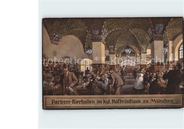 Hofbraeuhaus Muenchen Bier Parterre-Bierhallen