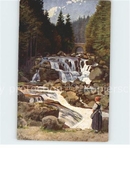Hoffmann Heinrich Wasserfall Raumünzach Nr. 224