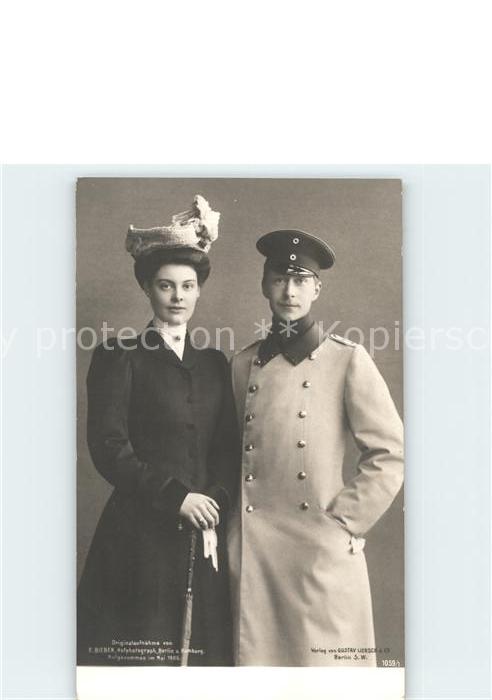Adel Preussen Herzogin Cecilie Wilhelm von Preußen