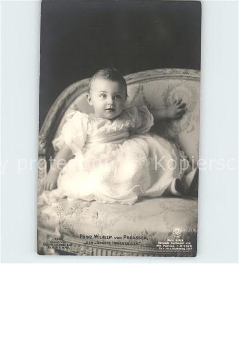 Adel Preussen Prinz Wilhelm Foto-NPG-E.-Bieber
