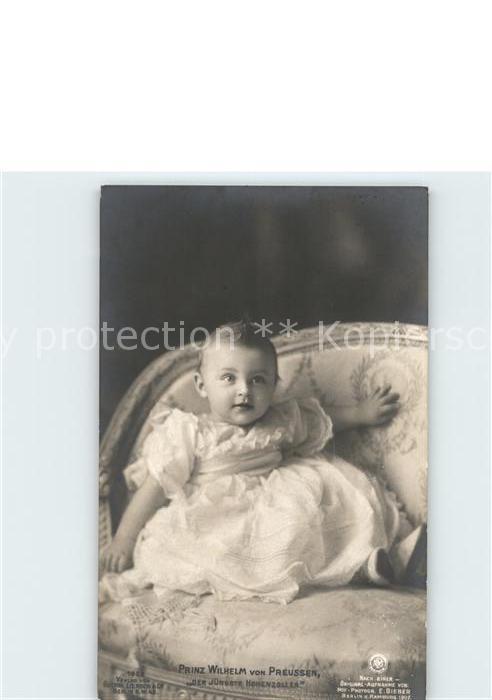 Adel Preussen Prinz Wilhelm Foto-NPG-E.-Bieber